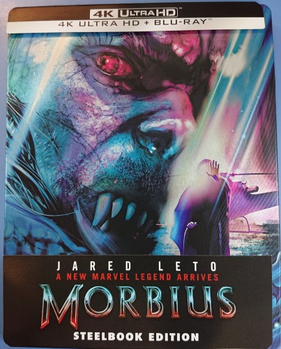 二手1級新 港版鐵盒4k+bd morbius 魔比煞