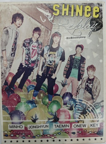 95%新 日版初回限定CD shinee replay 12m