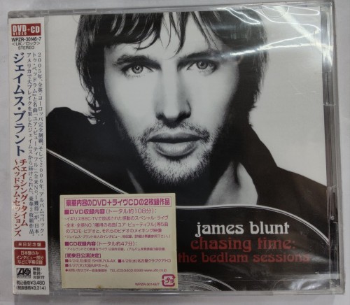 全新日版CD+DVD James blunt-chasing time:the bedlam sessions