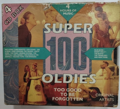 95%new 4cd super 100 oldies 1n