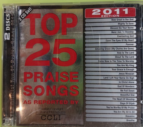 二手1級新 2cd Top 25 praise songs as reported by