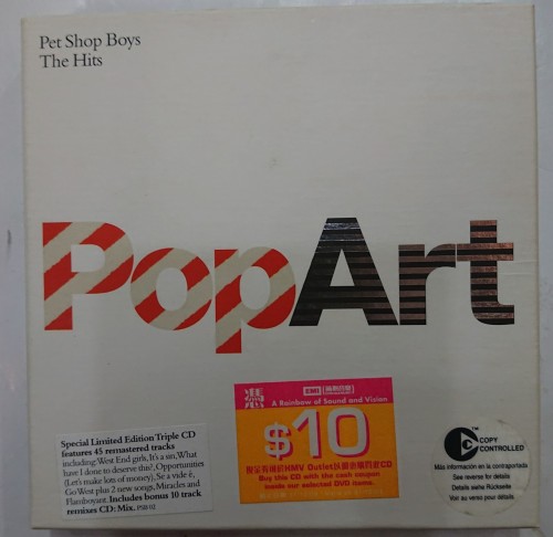 二手1級新 3cd pet shop boys the hits pop act