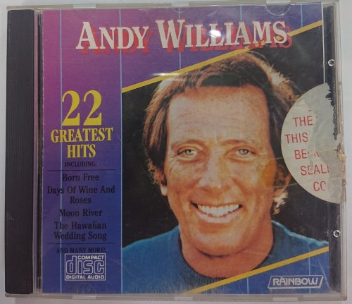 二手95%new Cd Andy williams 22 greatest hits