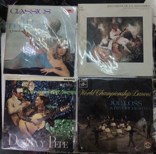 黑膠Lp: classics up to date. recuerdos de la Alhambra.Dorita y pepe. joe loss & his orchestra each$38.  $100 for 3pcs.