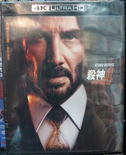 全新4k+bd John wick keanu reeves 殺神4