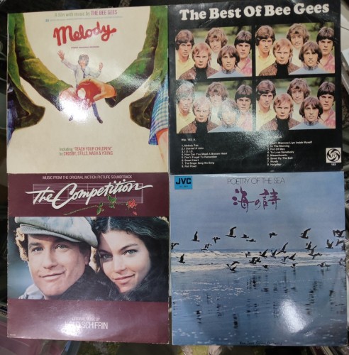 黑膠Lp: 原聲 Melody. the best of Bee Gees. 原聲the competition.海之詩. Each$68. $120 for 2pcs.