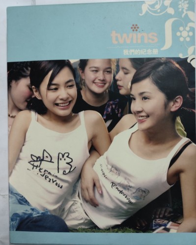 90%新 CD+vcd twins 我們的紀念冊