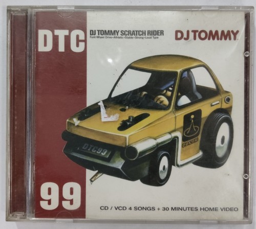 二手90%新 CD+vcd dj tommy scratch rider