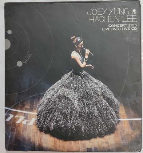 90%新 3cd+3dvd 容祖兒 Joey yung & 李克勤 hacken lee 演唱會2015 live 碟新淨