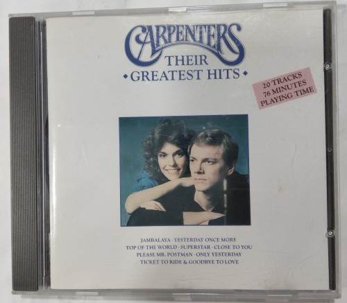 Cd carpenters their greatest hits