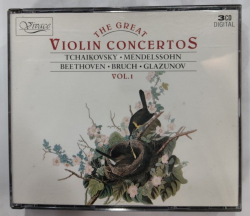 95%new 3cd the great violin concertos 1n