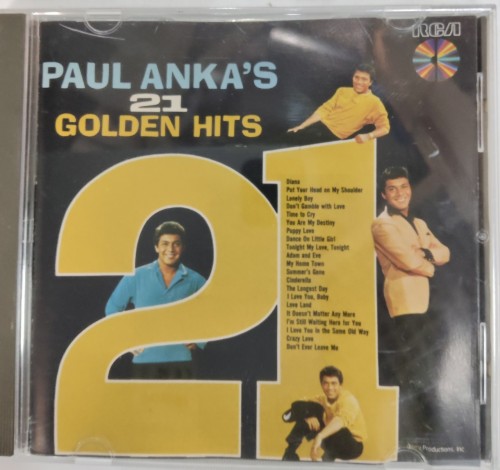 二手95%new cd Paul anka's golden hit