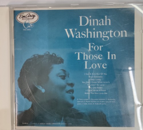 CD Dinah Washington for those in love