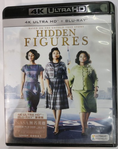 港版4k+bd NASA 無名英雌 Hidden Figures