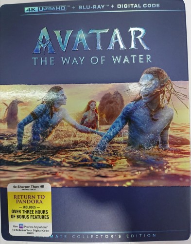 全新美版 4k+bd Avator the way of water 