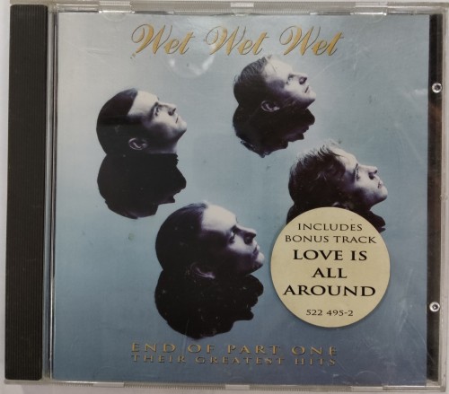 二手95%new Cd wet wet wet end of part one(their greast hits) 