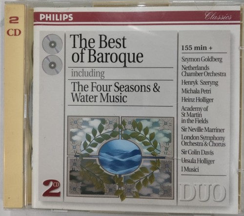 二手98%new 2cd the best of barogue the four season & water music